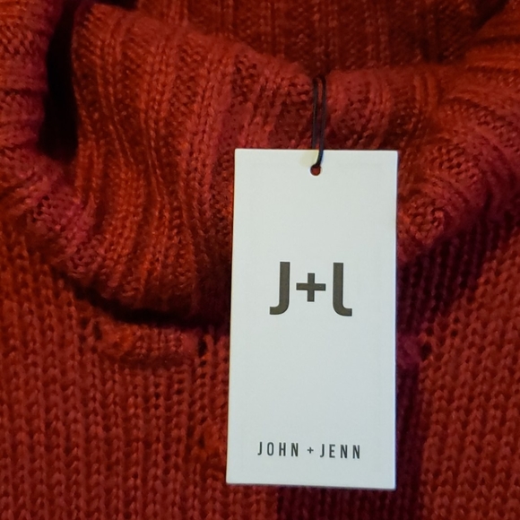 NWT John+Jenn oversized sweater Sz L - Picture 3 of 6